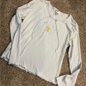 Tweety bird Light Blue Long Sleeve Tee